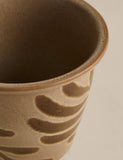 Small reactive leaf ceramic planter 17.9cm, UK version