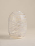 Medium swirl glass vase 22cm , imported from the UK