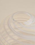 Medium swirl glass vase 22cm , imported from the UK