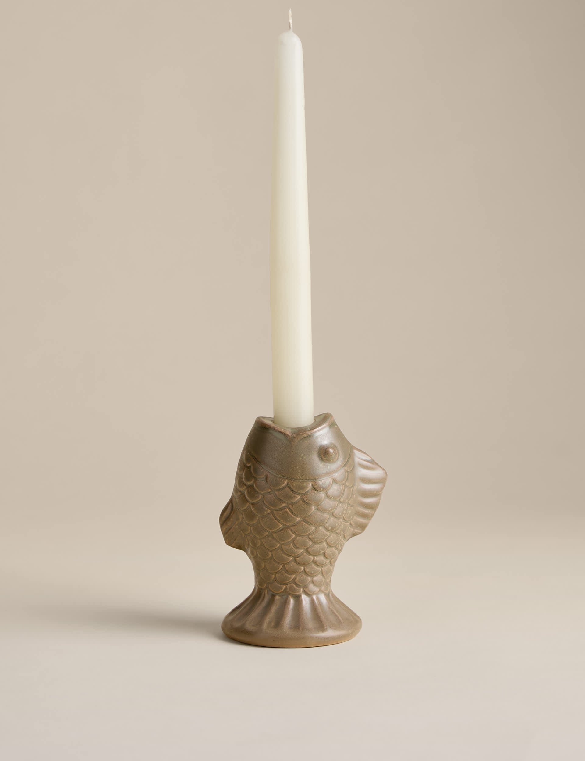 Fish ceramic dinner candle holder (British brand)