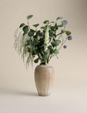 Artificial flower arrangement with vase 62 cm tall, imported from the UK