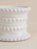 Bobble pillar candle holder ceramic 10cm - British product