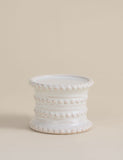 Bobble pillar candle holder ceramic 10cm - British product