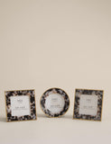 Tortoise shell photo frames set of three 2.5x2.5 inch, UK version