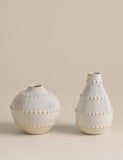 Set of 2 Bobble Bud ceramic vases - British product