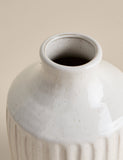 Tall ridged ceramic vase 30.2cm (British brand)