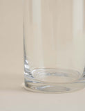Small cylinder frill top glass vase 15cm (British brand)