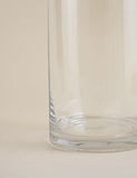 Large cylinder frill top glass vase (British brand)