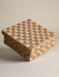Woven String Storage Box Medium Square 30cm (British brand)