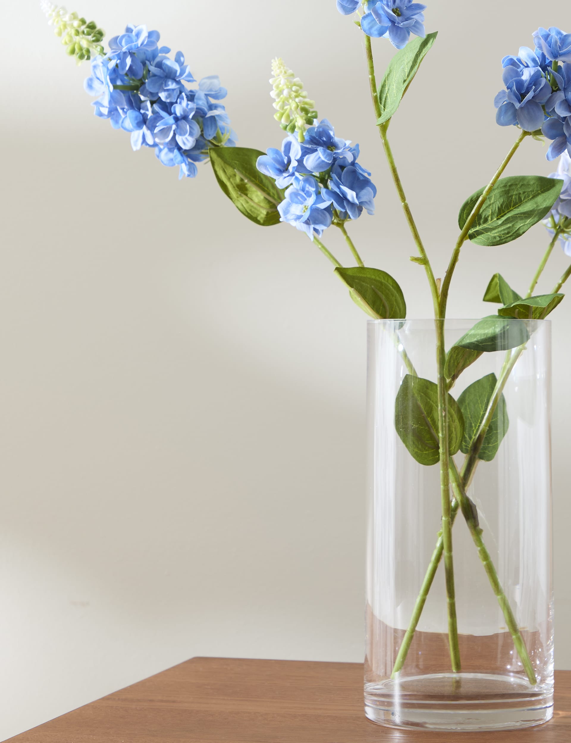 Medium cylinder glass vase, imported from the UK