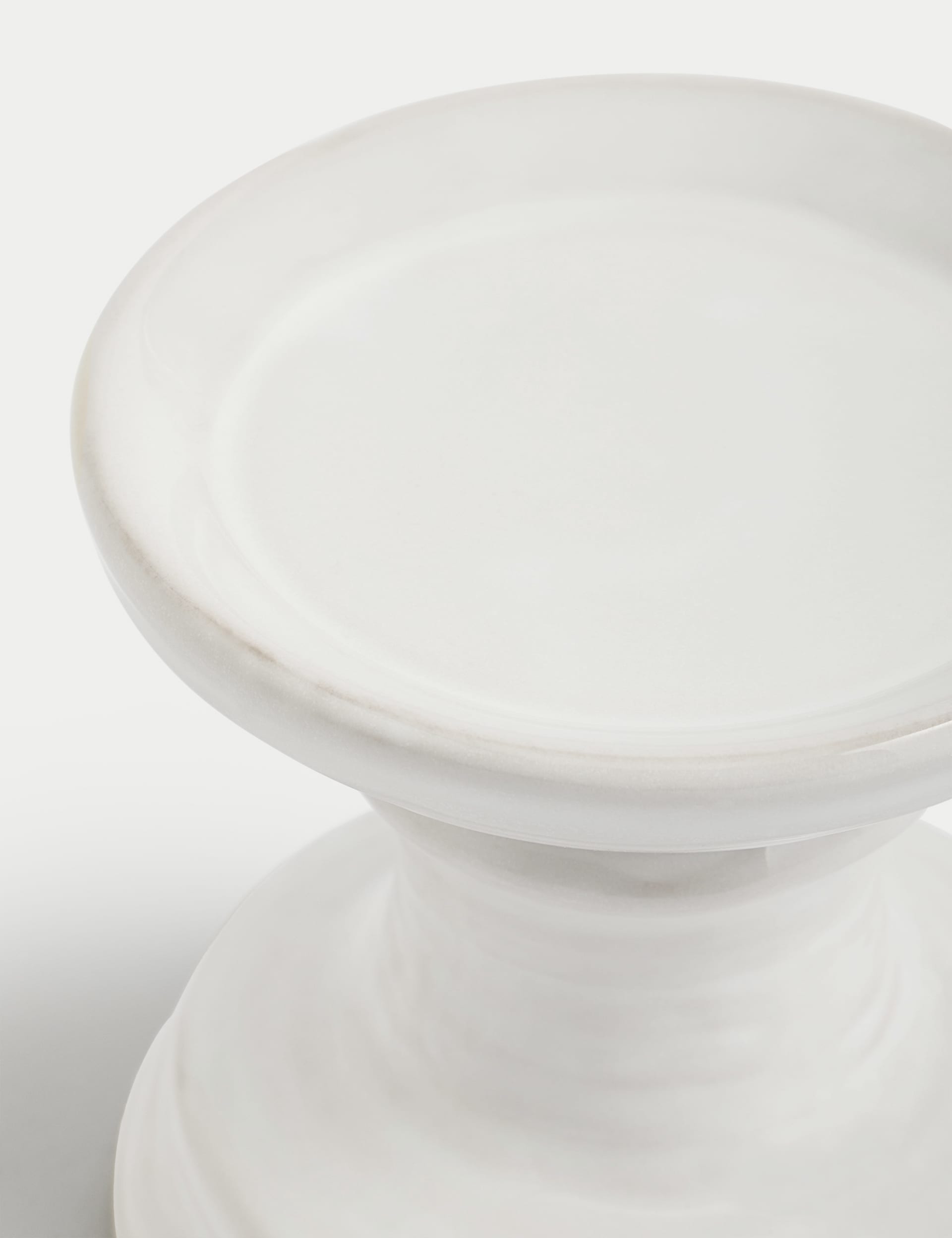 Ceramic pillar candle holder - British product
