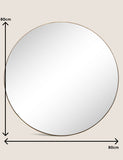 Milan large round wall mirror, imported from the UK