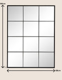 Large Manhattan wall mirror, UK version