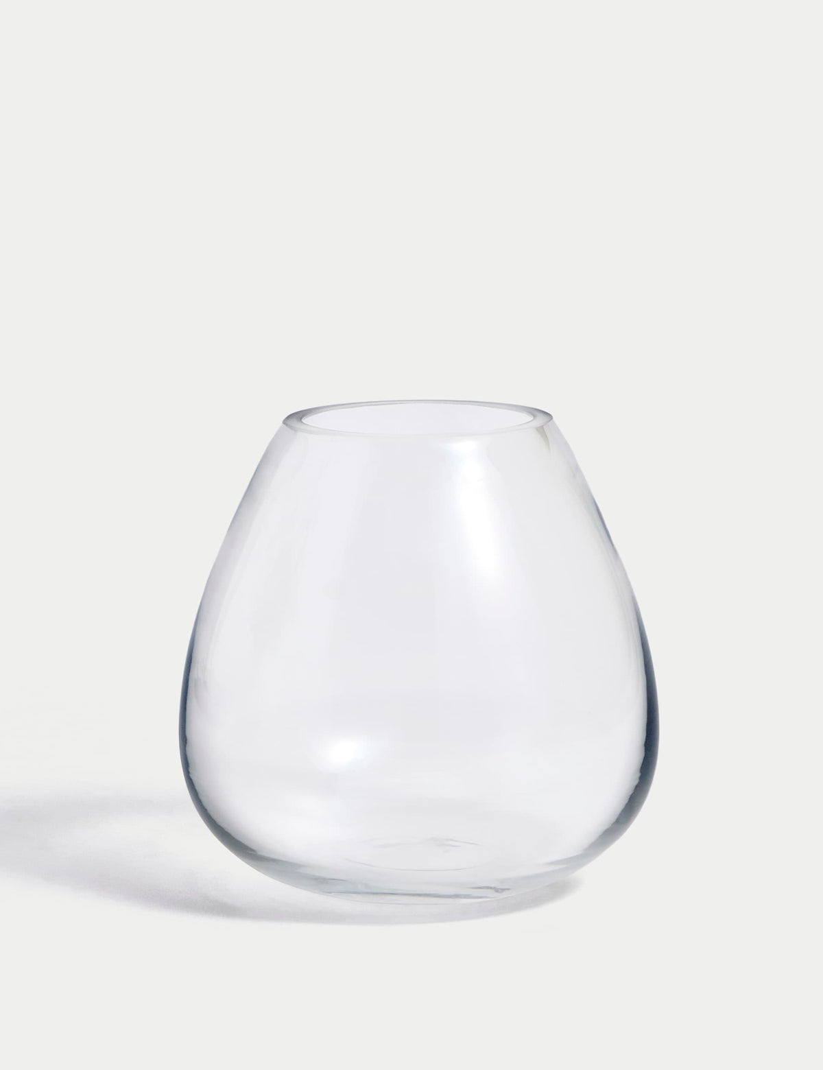 Small glass teardrop vase, UK version