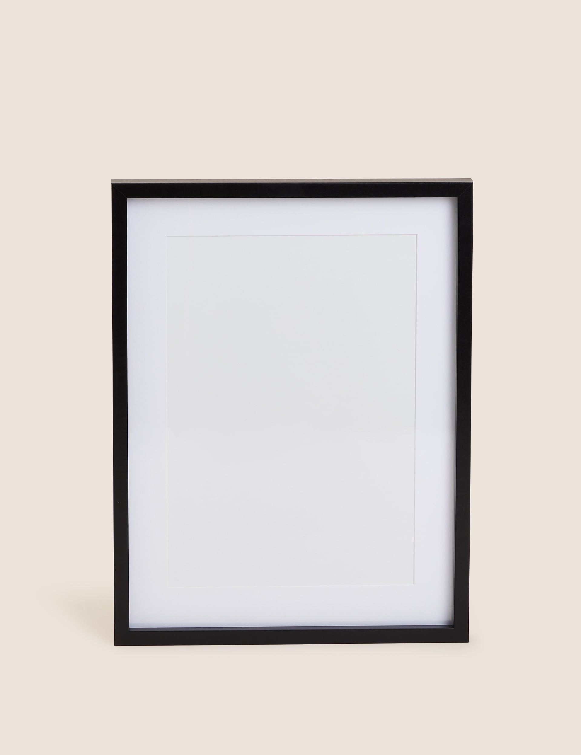 Set of 11 wood photo frames in multiple sizes (British brand)