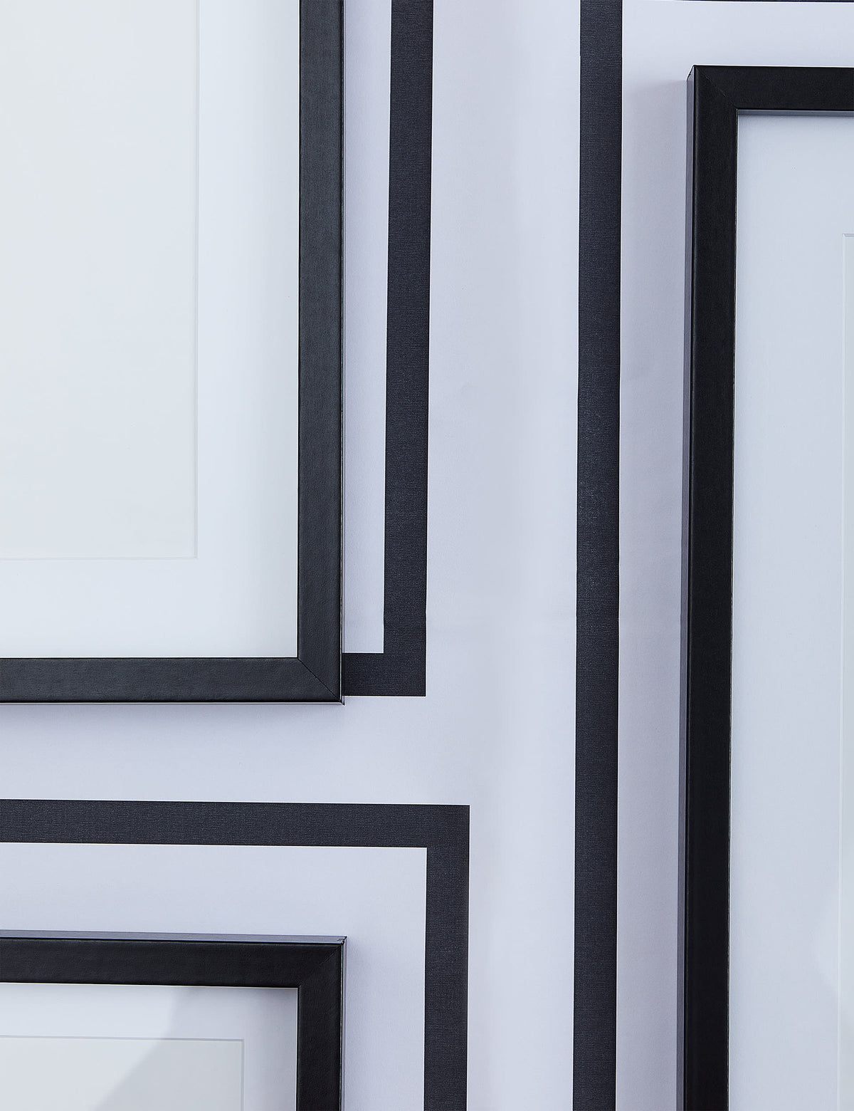 Set of 11 wood photo frames in multiple sizes (British brand)