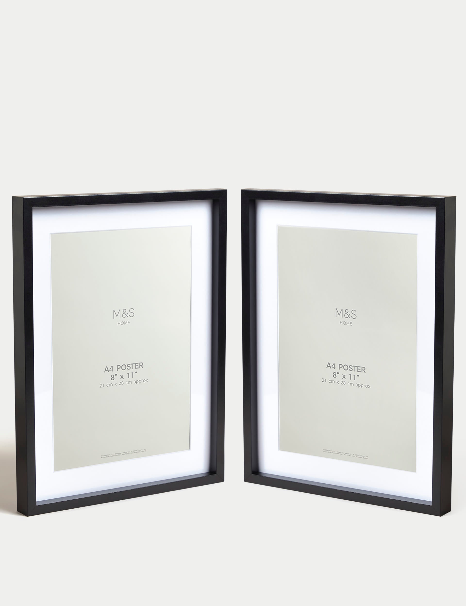 Set of 2 A4 photo frames (British brand)