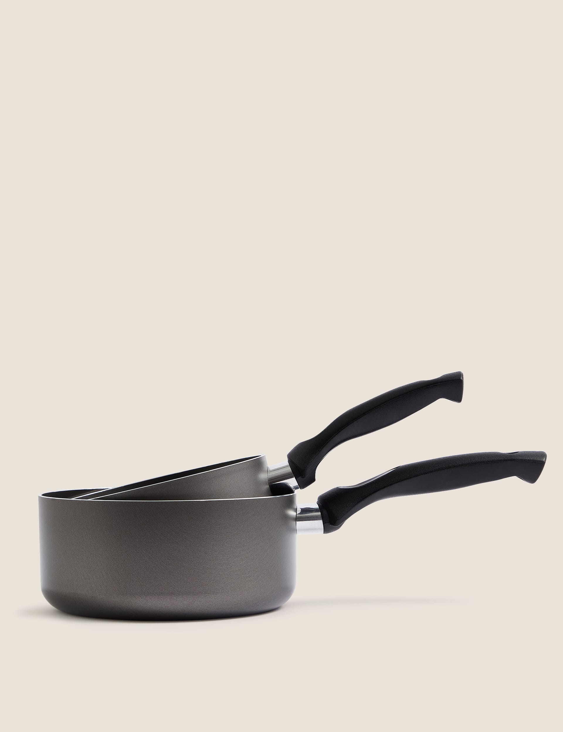 3 piece aluminium non-stick pan set - British product