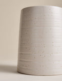 Ceramic utensil pot with speckled glaze for kitchen utensils (British brand)