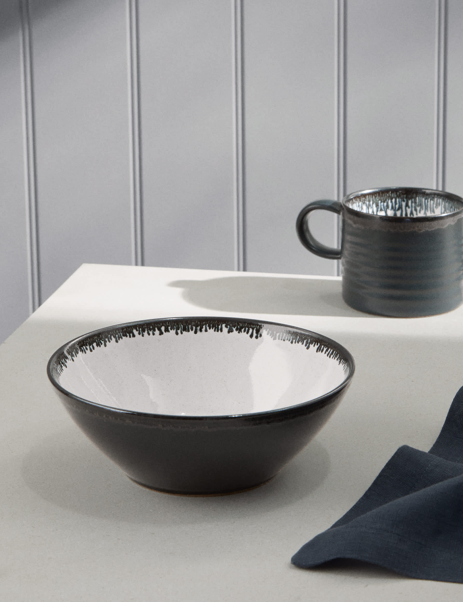 M&S X Tom Kerridge Cereal Bowl Reactive Glaze, imported from the UK