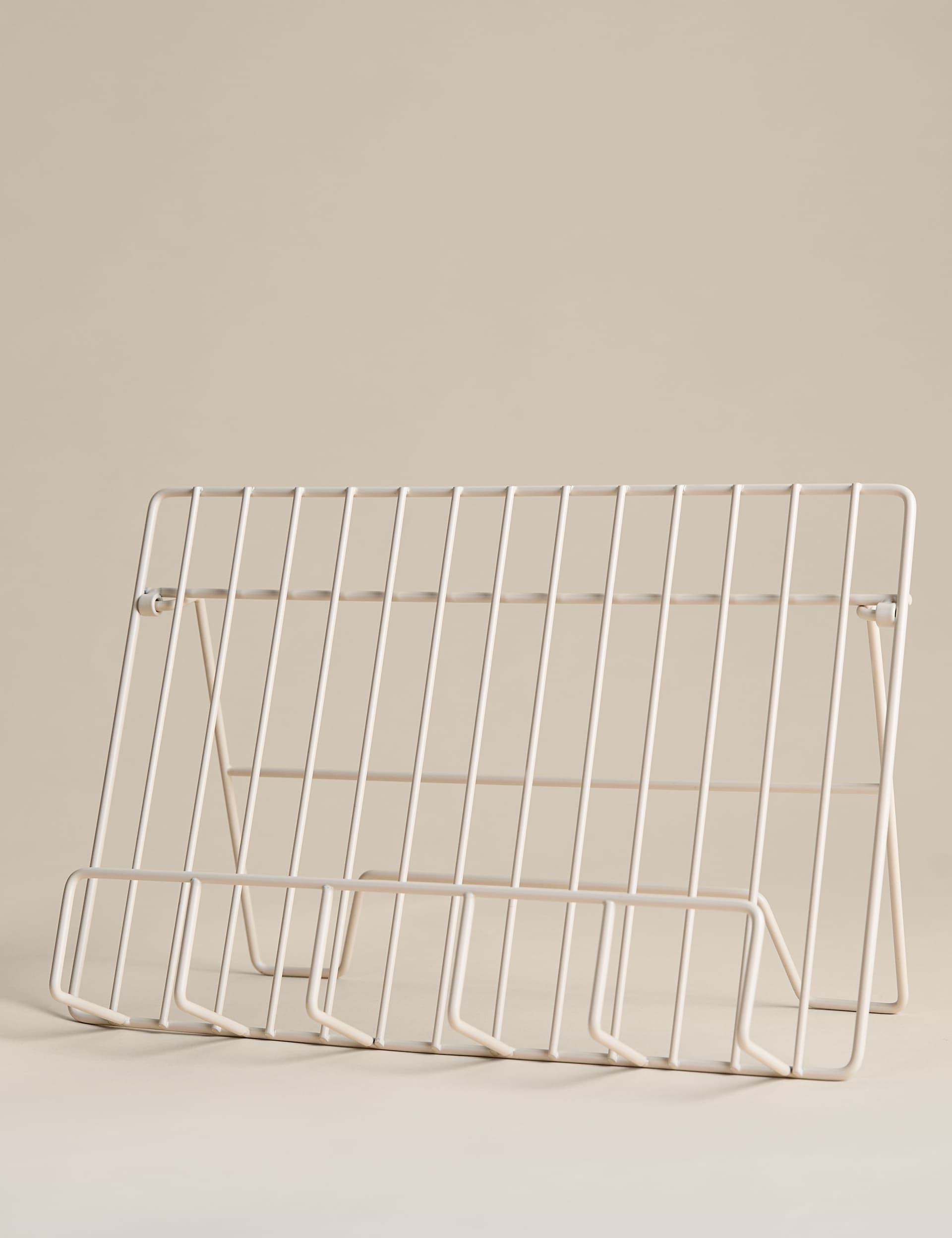 Wire recipe book holder 32cm kitchen storage, imported from the UK