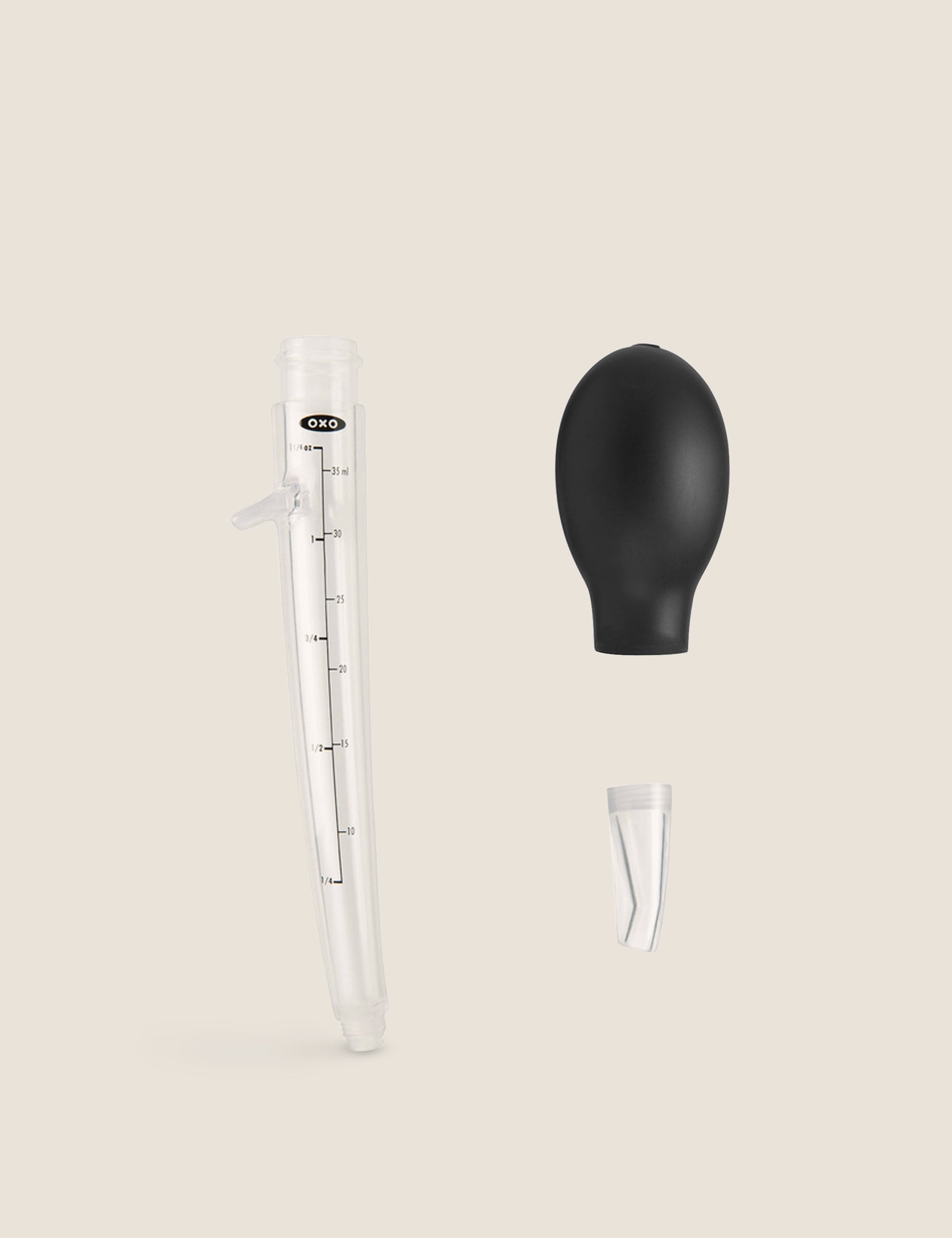 Oxo Good Grips angled baster with cleaning brush, UK version