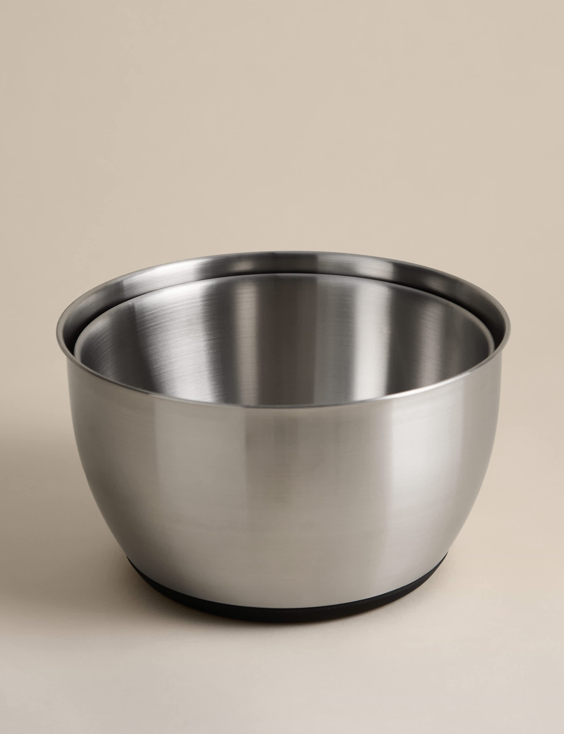 Stainless steel mixing bowls set of 2 - British product