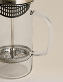 3 cup glass cafetiere with plunger, UK version