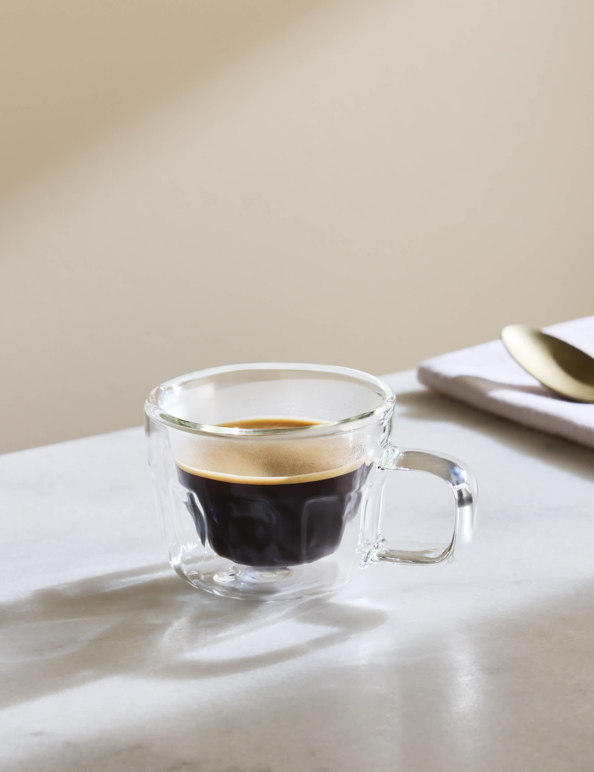 M&S Kelly Hoppen double-walled glass espresso cup (British brand)