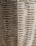 Rattan scallop footed bowl for home decor (British brand)