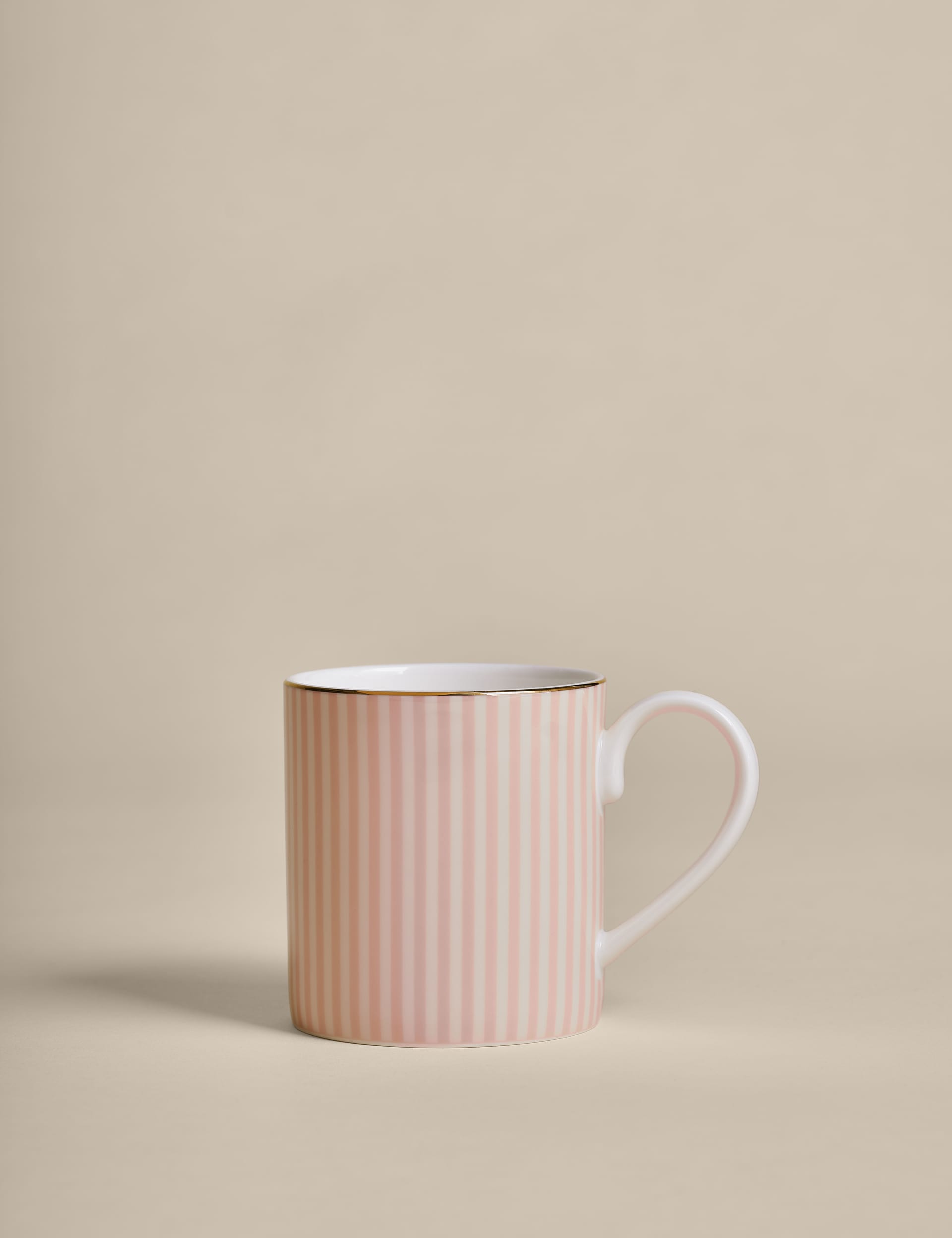 Hampton stripe mugs set of four (British brand)