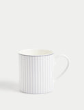 Hampton stripe mugs set of four (British brand)