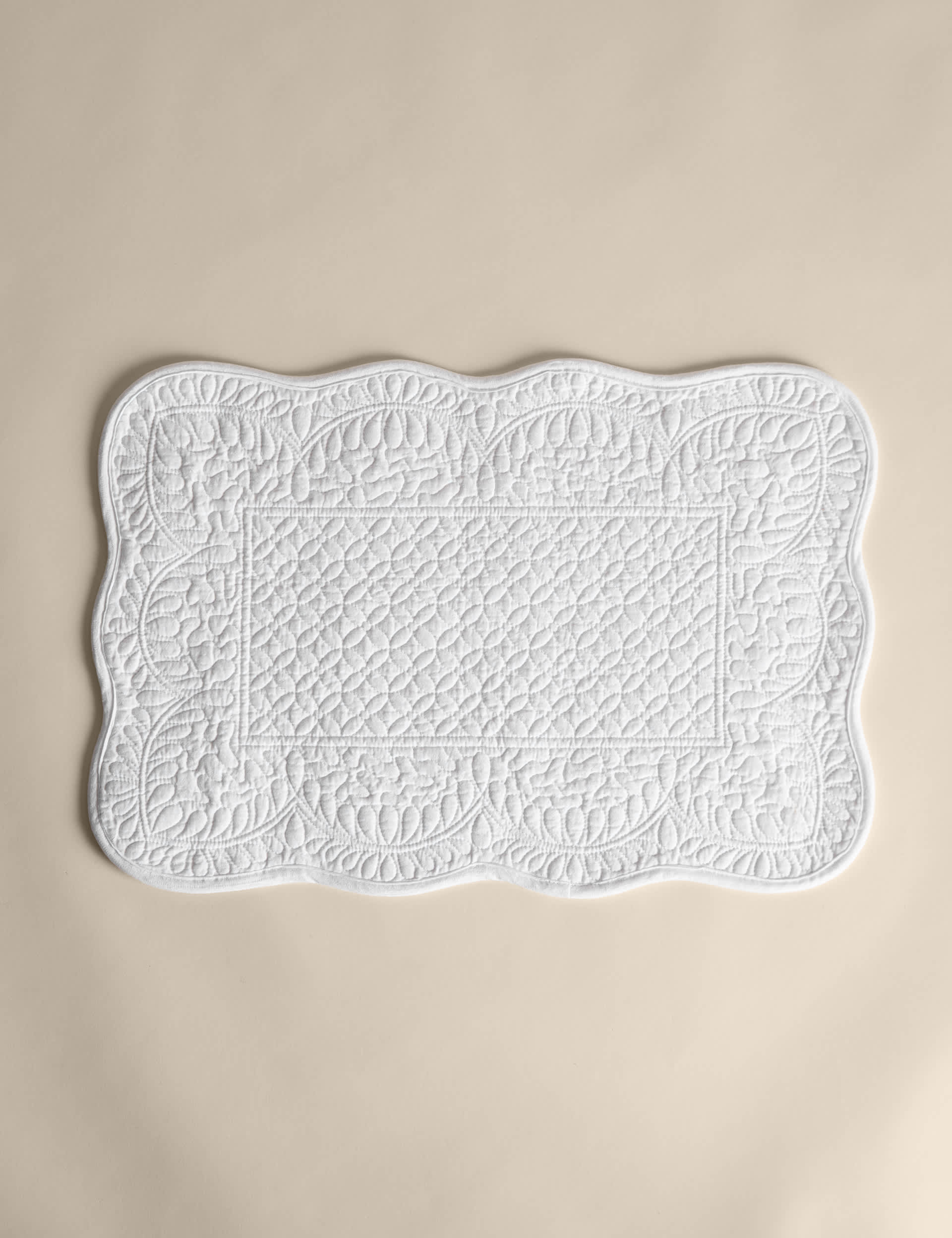 Quilted cotton placemats set of 2, imported from the UK