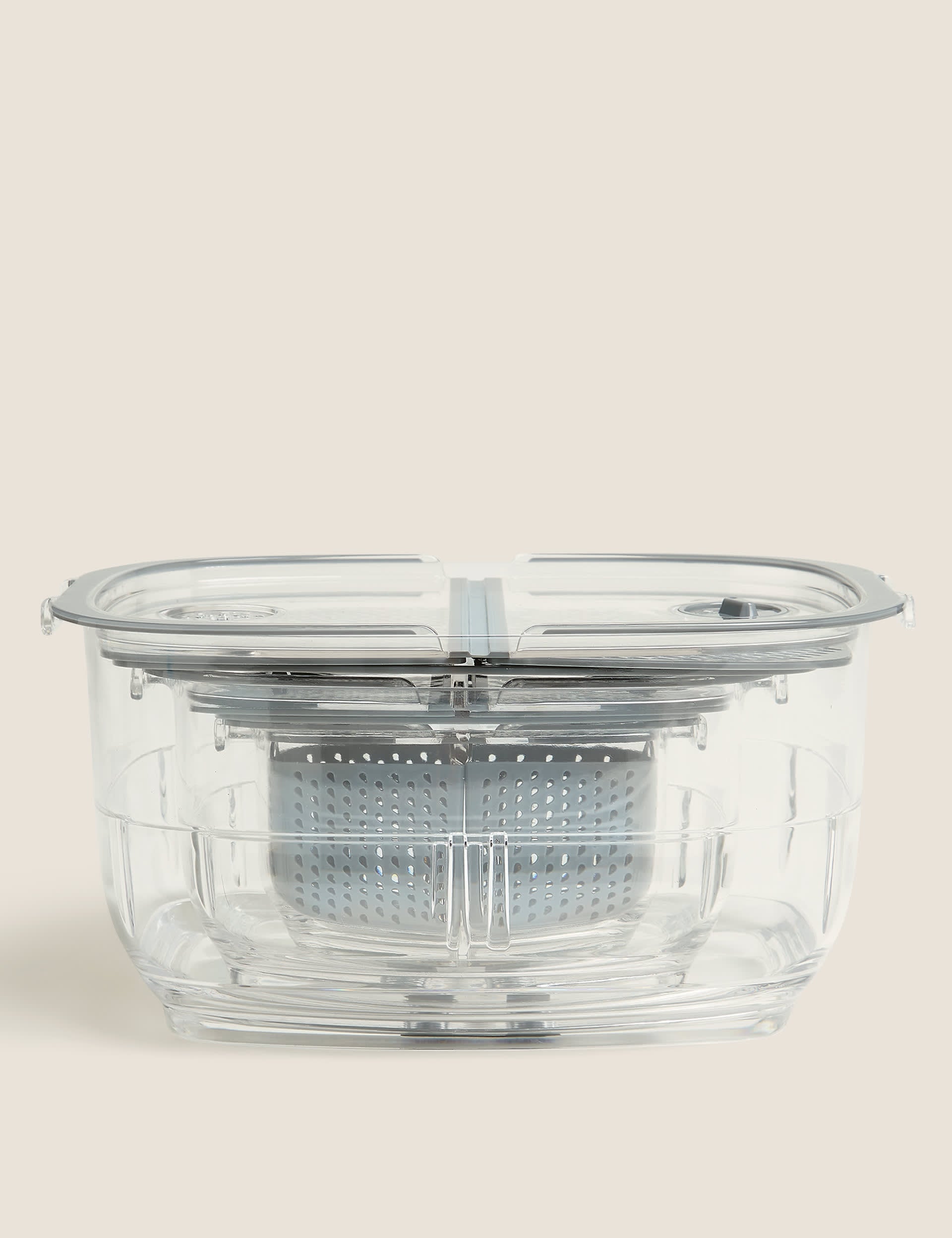 Set of 3 nesting fridge storage containers (British brand)