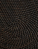Rattan woven oval placemats 40cm pair, UK version