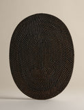 Rattan woven oval placemats 40cm pair, UK version
