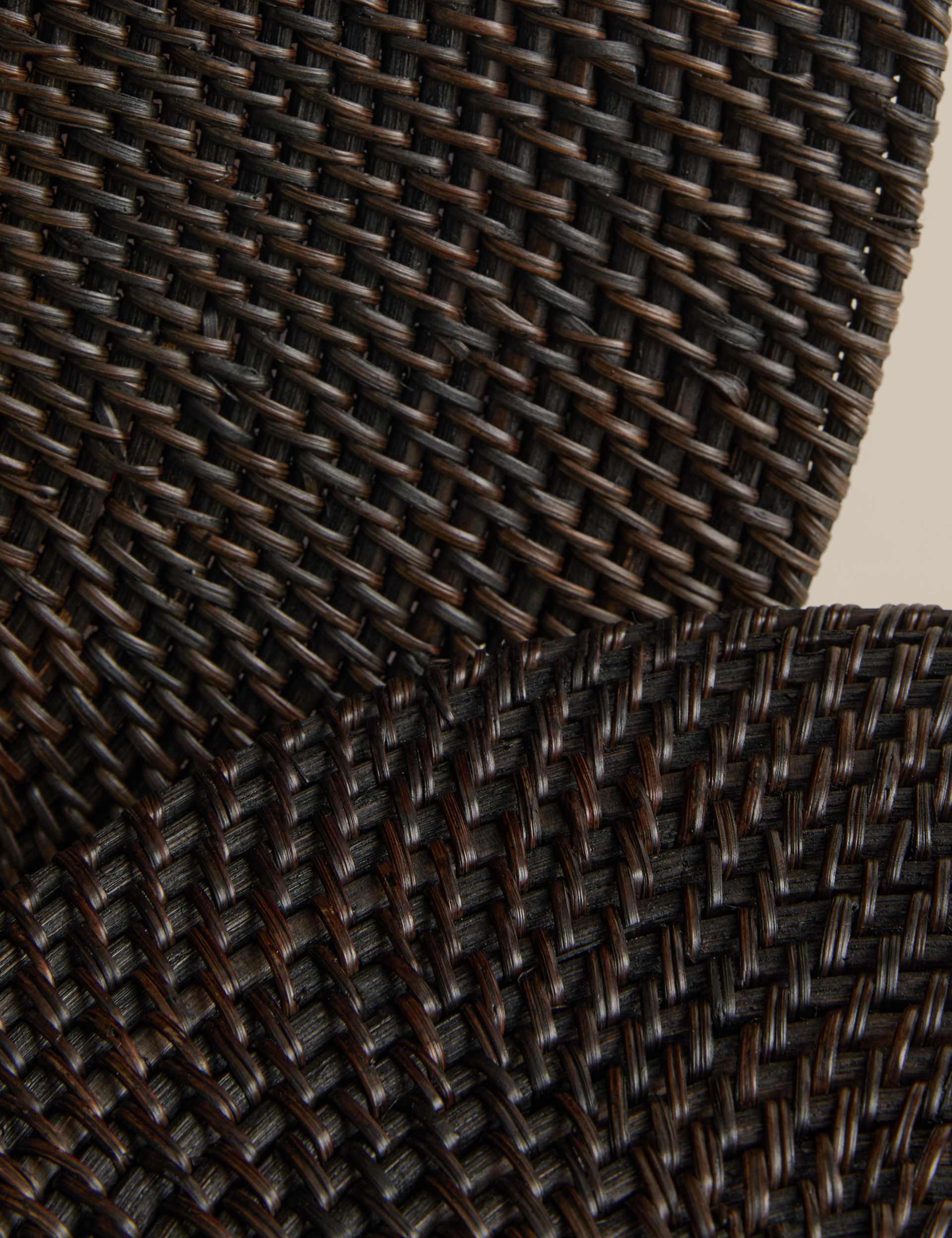 Rattan woven oval placemats 40cm pair, UK version