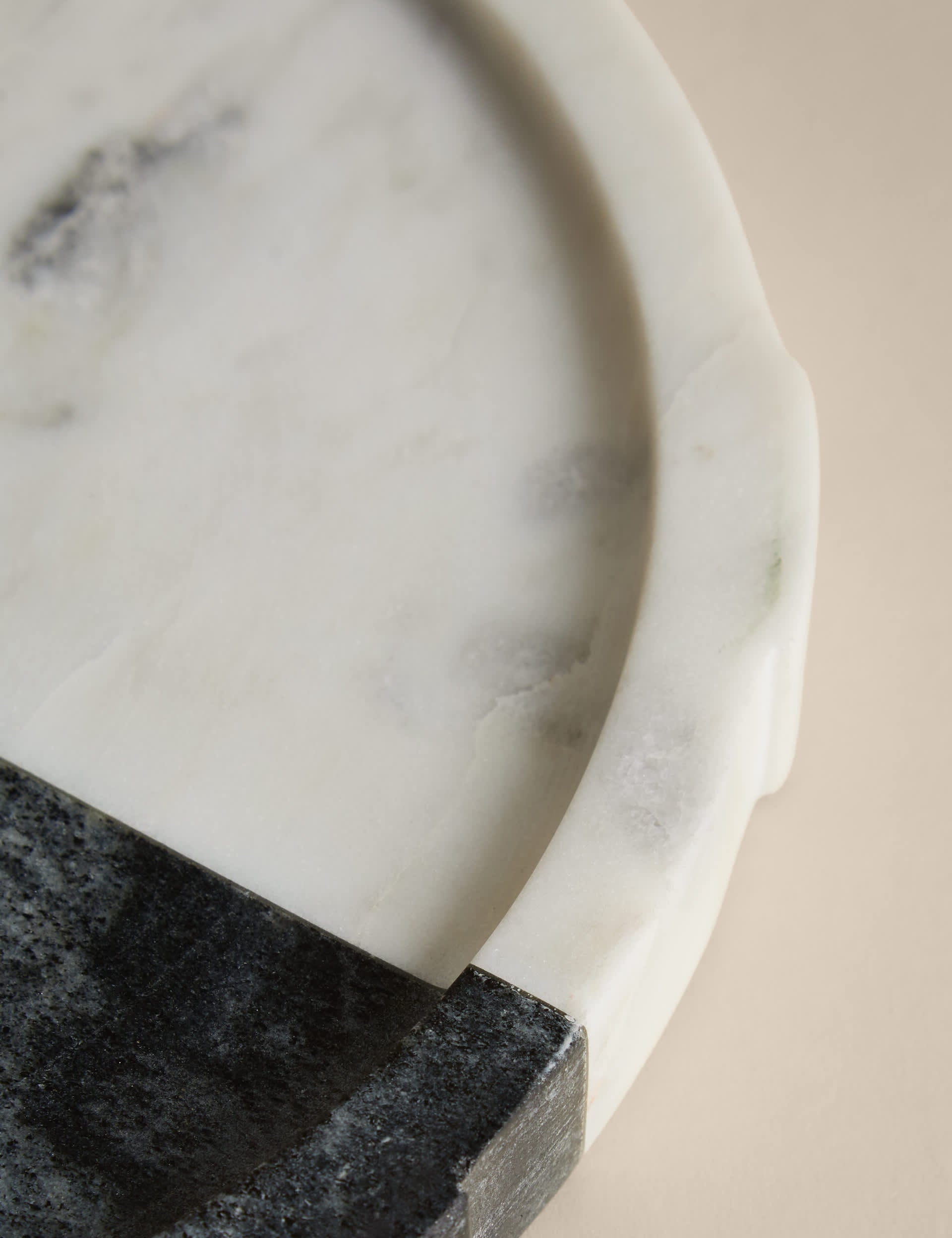 M&S X Kelly Hoppen marble textured tray 25cm, imported from the UK