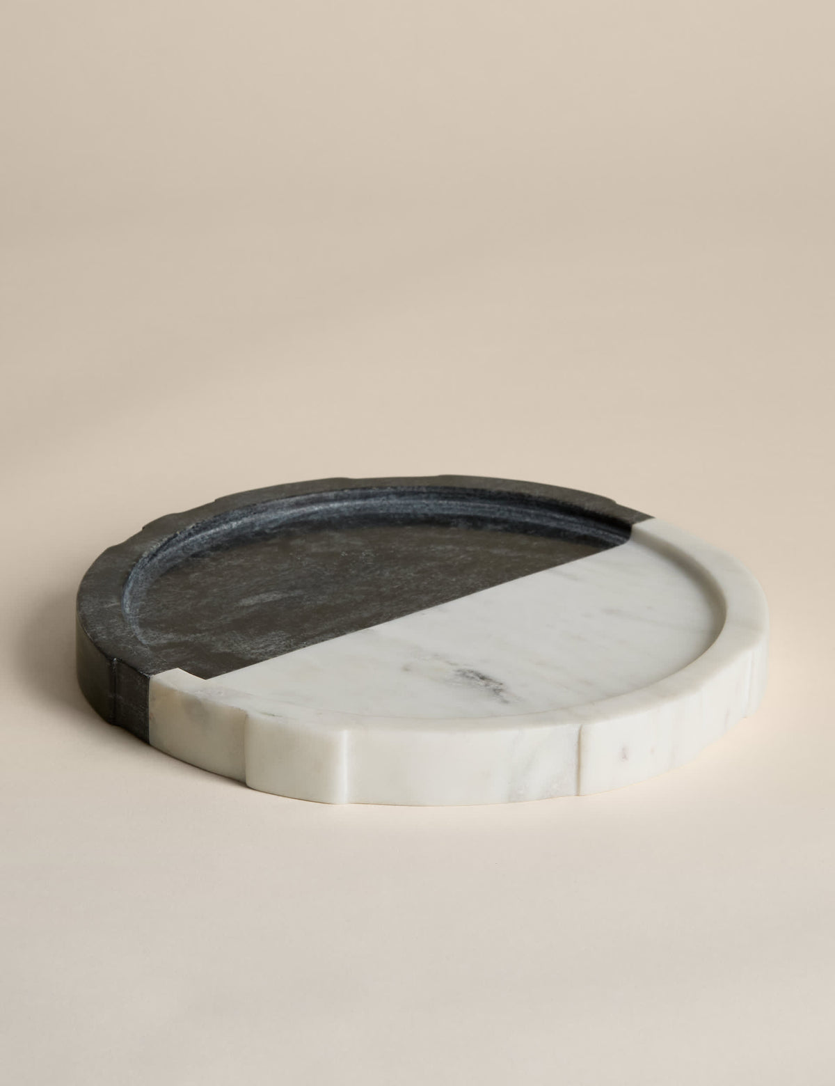 M&S X Kelly Hoppen marble textured tray 25cm, imported from the UK