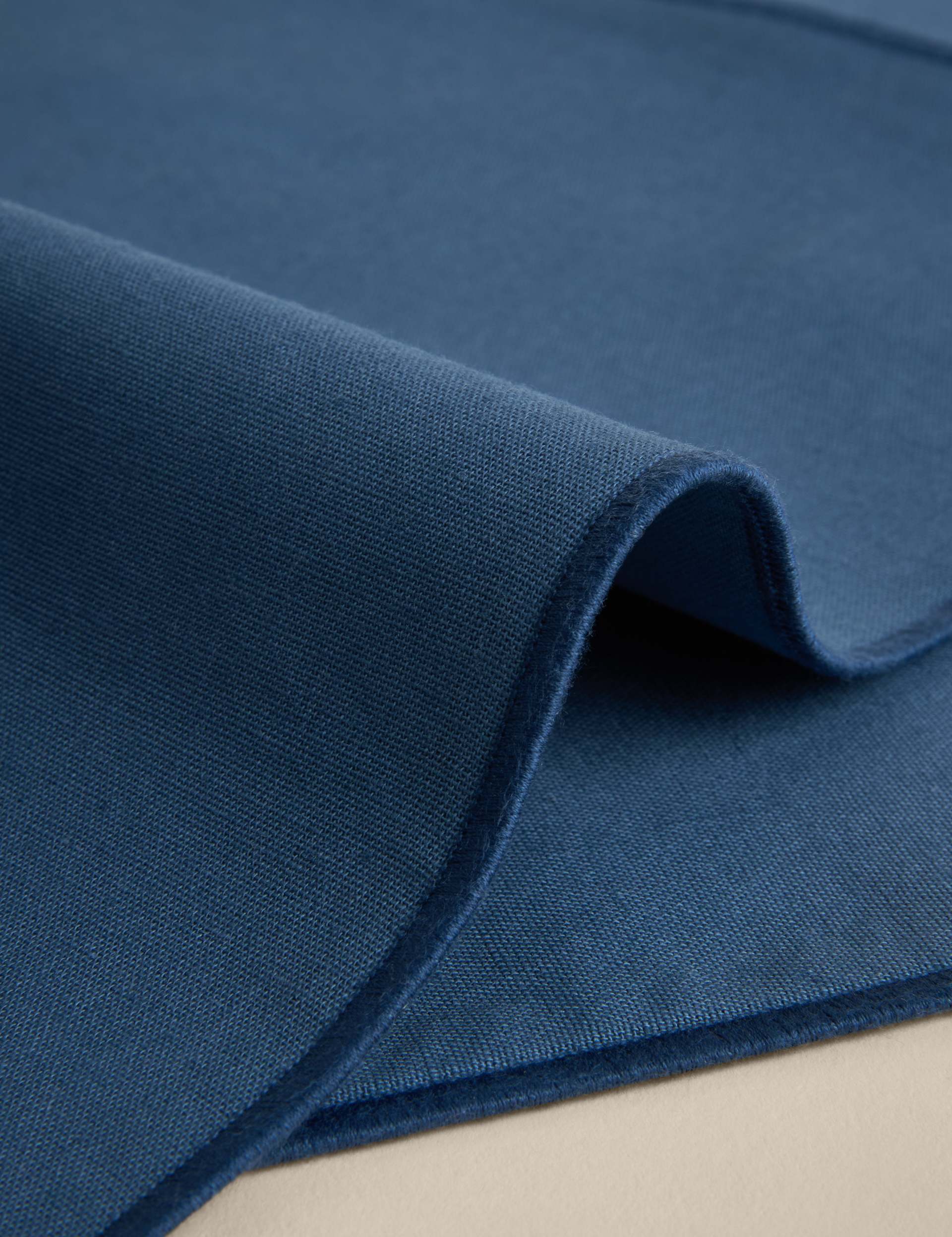 M&S Set of 2 Cotton with Linen Embroidered Edge Placemats