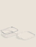Large glass fridge storage container, UK version