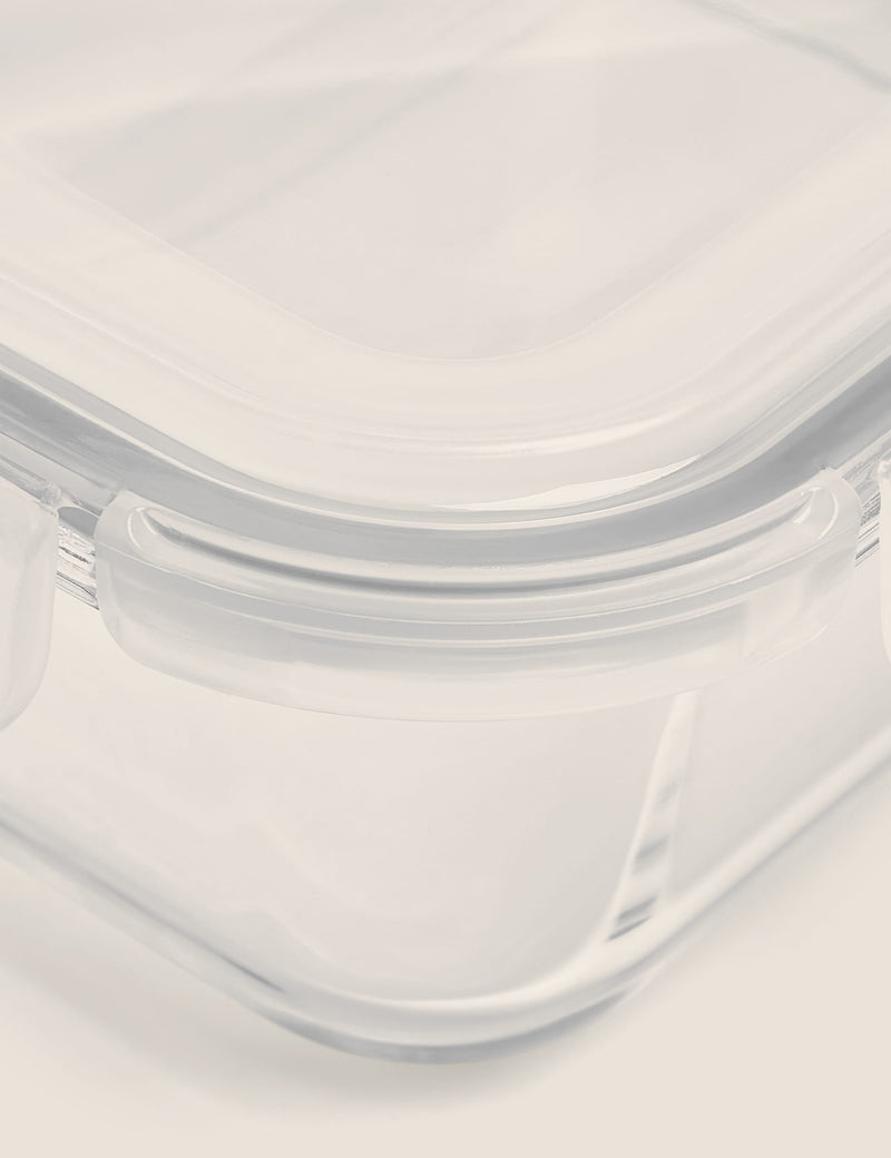 Large glass fridge storage container, UK version