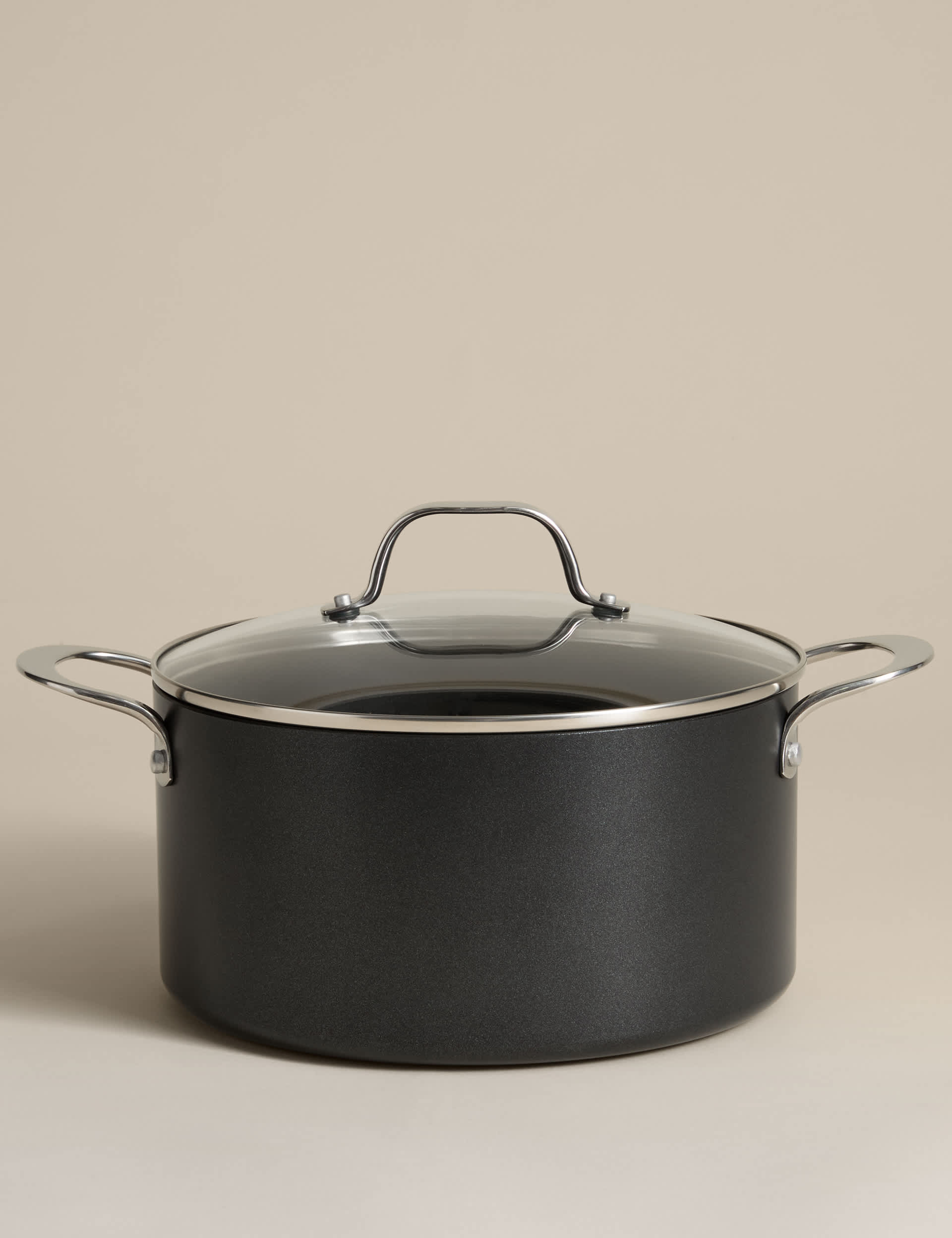 M&S Non-Stick Pro stock pot 24cm - British product