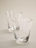 Clear soda optic tumblers set of 4, imported from the UK
