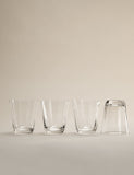 Clear soda optic tumblers set of 4, imported from the UK