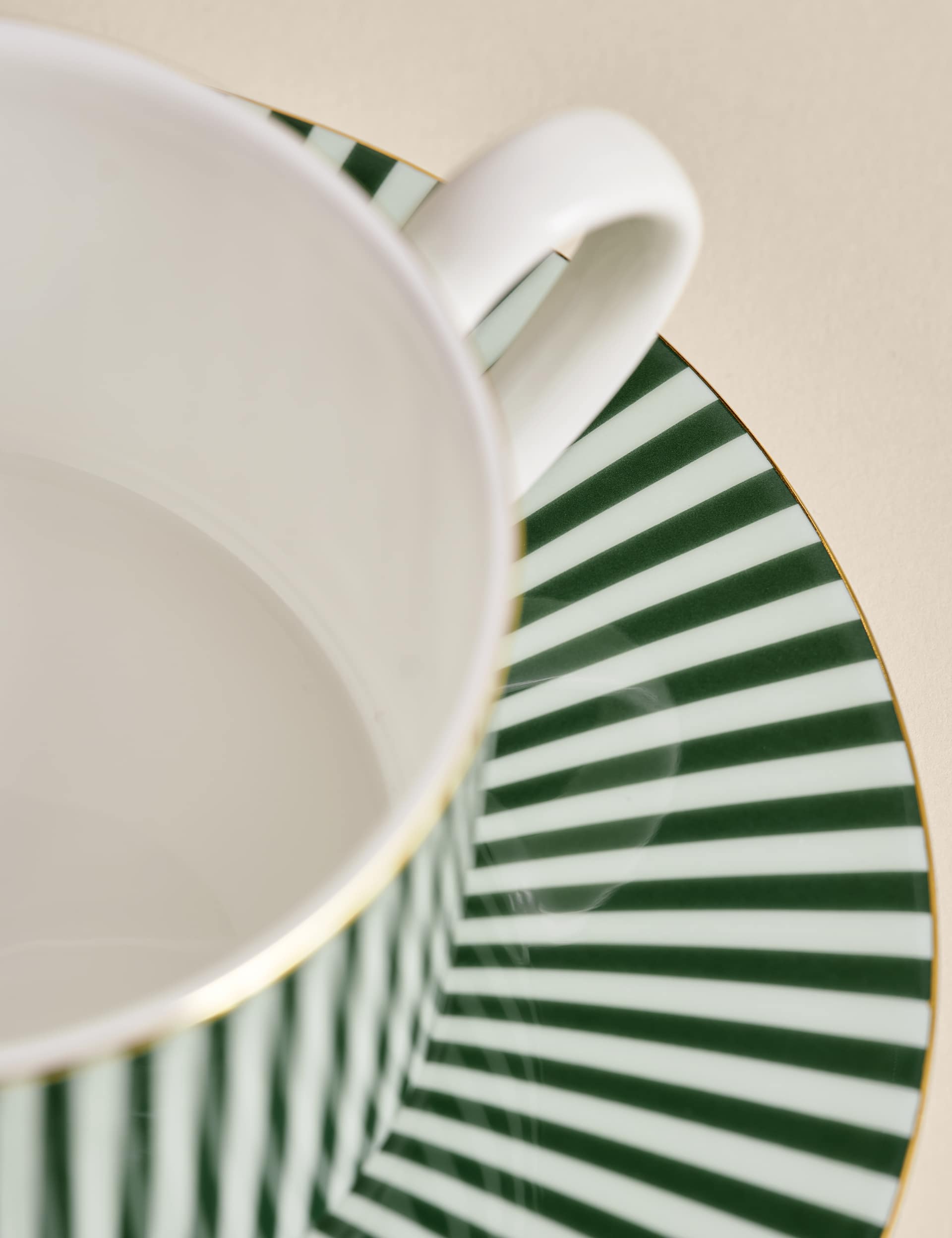 Hampton Stripe Cup & Saucer