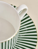 Hampton Stripe Cup & Saucer