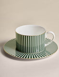 Hampton Stripe Cup & Saucer