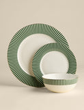 Hampton 12 piece bone china dinner set, UK version