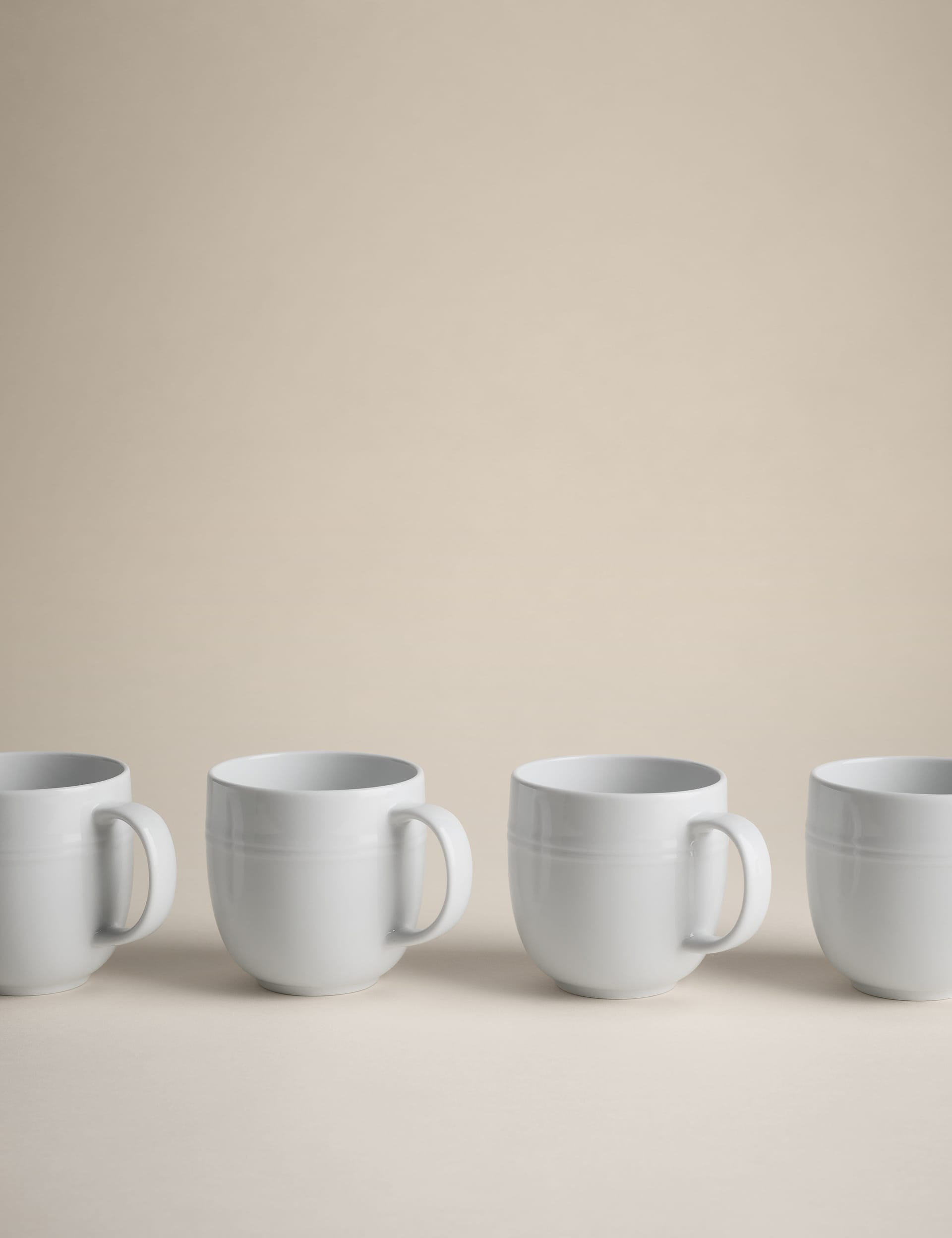 Set of 4 Marlowe mugs with StayNew technology, UK version